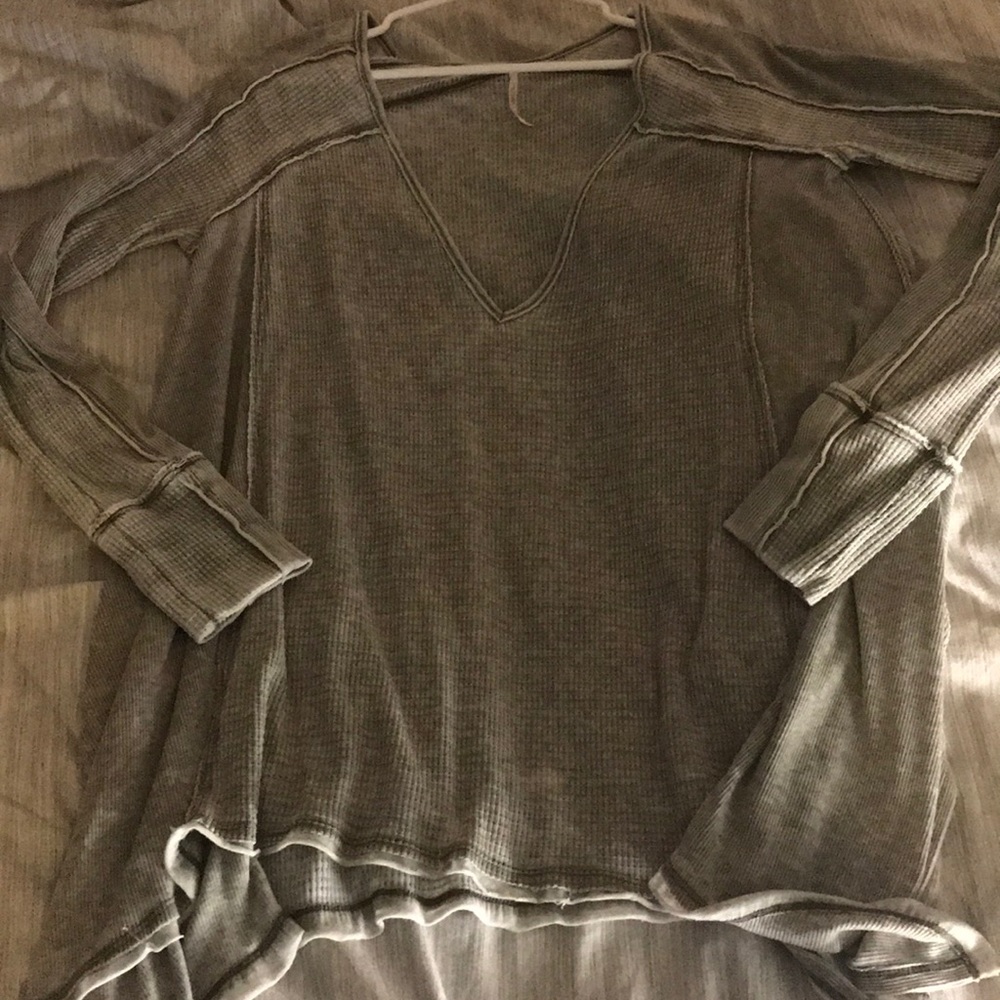 Free people asymmetrical hem thermal